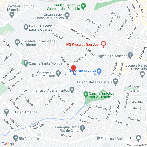Mapa de Tecsin Ltda.