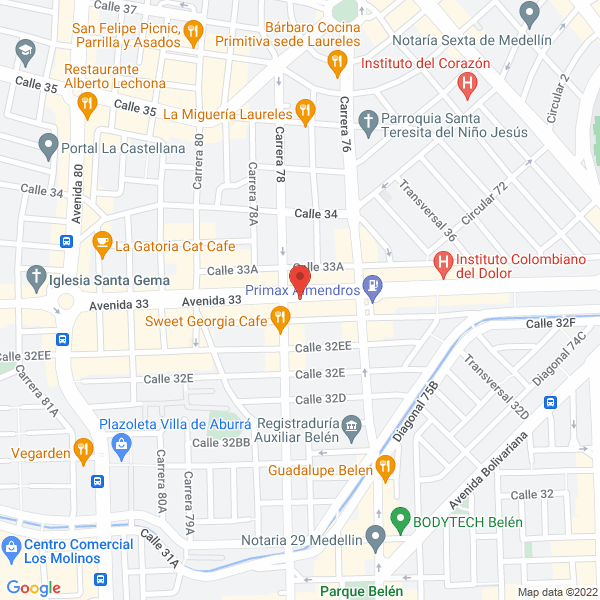 Mapa de Promotora Mediterráneo Ltda.