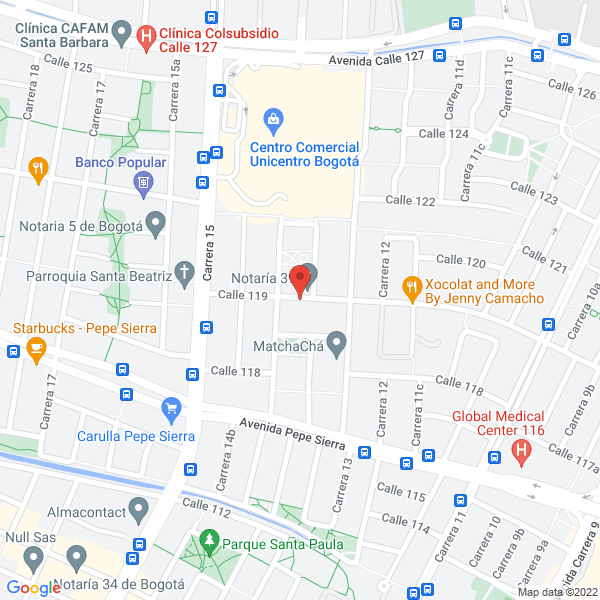 Mapa de Autos Halley Ltda
