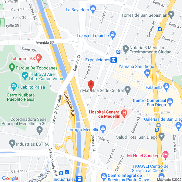 Mapa de Automanometros