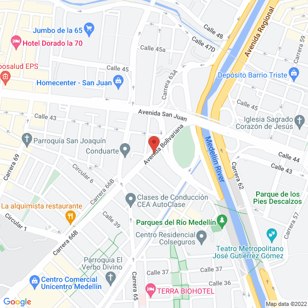 Mapa de Automanómetros La Bolivariana