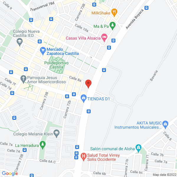 Mapa de Automatización E Instrumentación Industrial Edmón S.A.S.