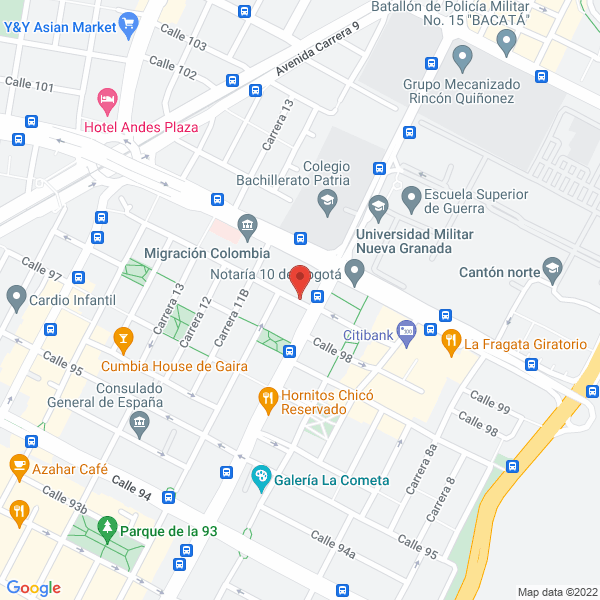 Mapa de Automercol S.A.