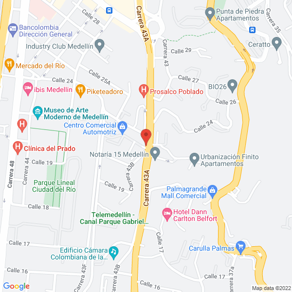 Mapa de Autotecnica S.A