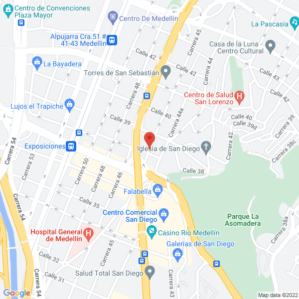 Mapa de Autos J. Pérez