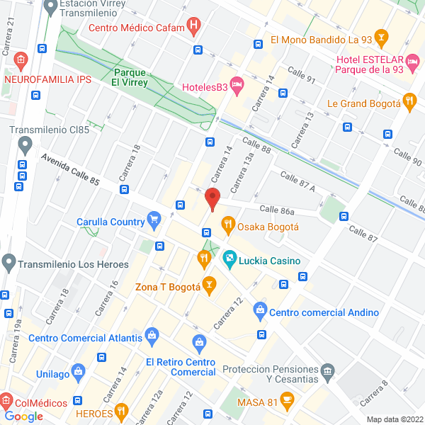 Mapa de Avenida Capital De Colombia S.A.S.