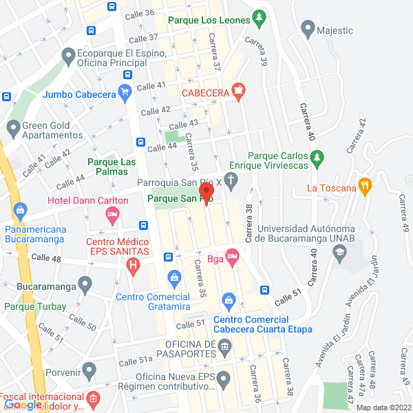 Map of Avicola El Madroño S.A.