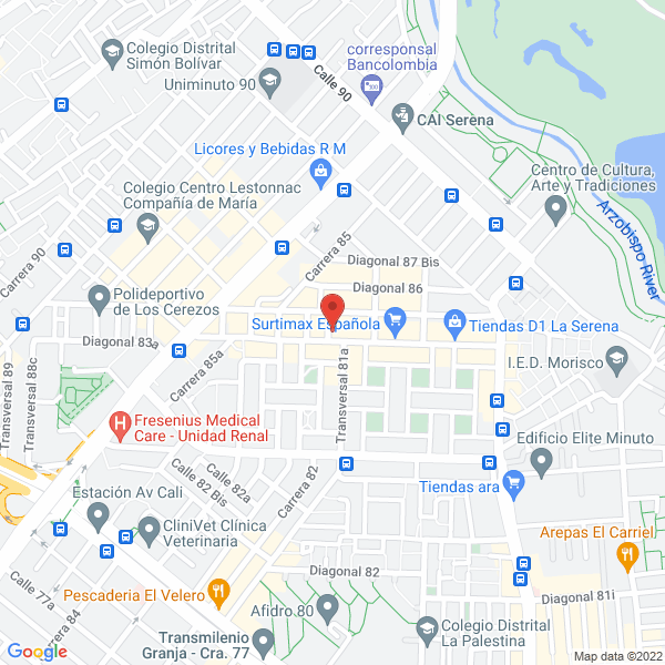 Mapa de Bless Publicitarios S.A.S.