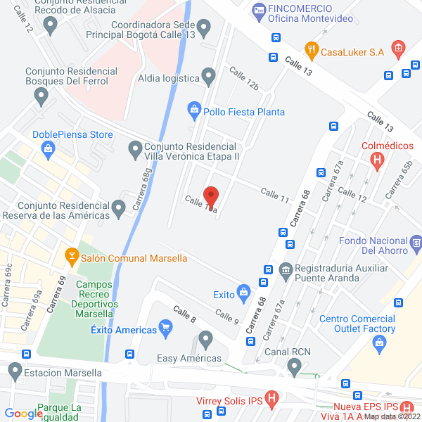 Mapa de Blindar Security Ltda