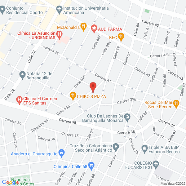 Map of Bocaditos Y Más