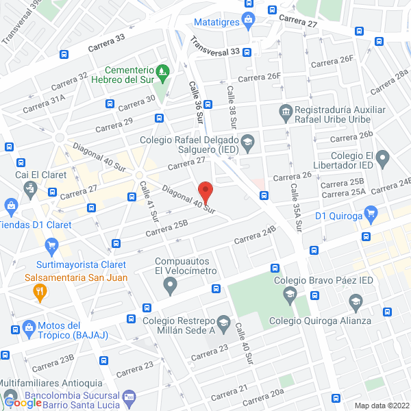 Mapa de Bridges Ltda.