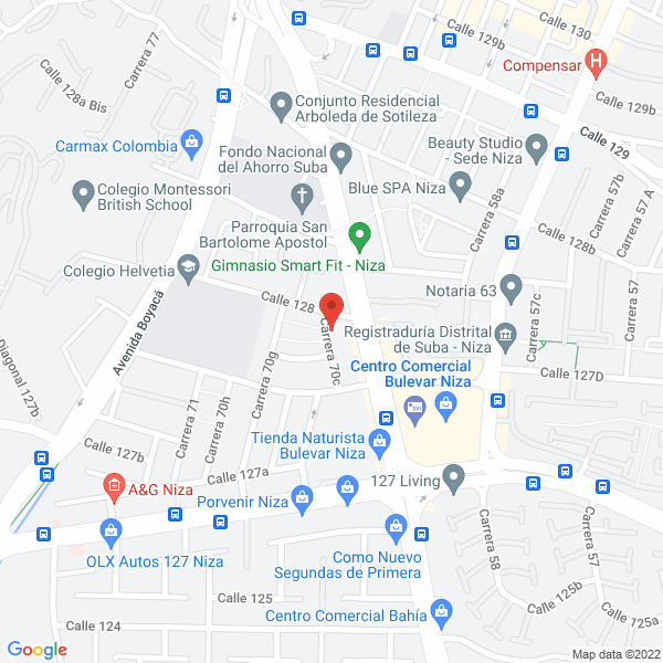 Mapa de Brincos Y Brinquitos Ltda