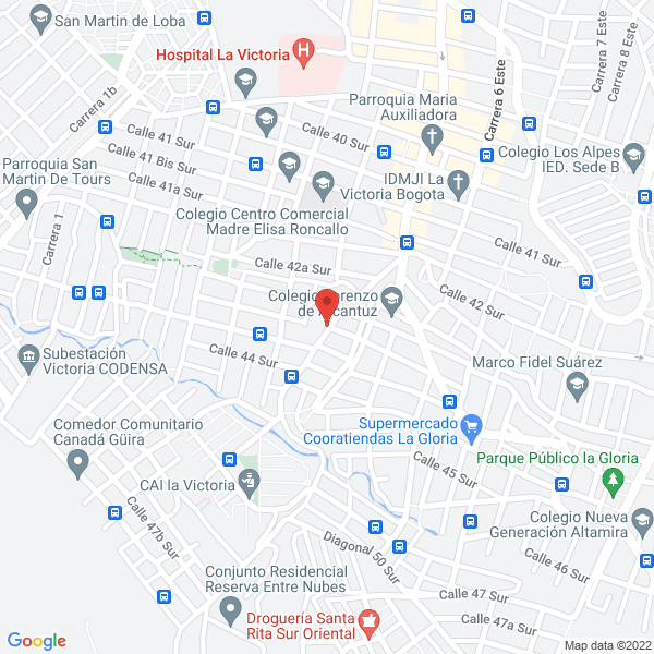 Mapa de Restaurante Broaster Punto Rico