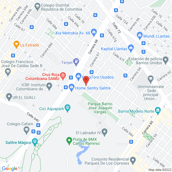 Mapa de Bsc Vital Pharmaceutical Ltda.