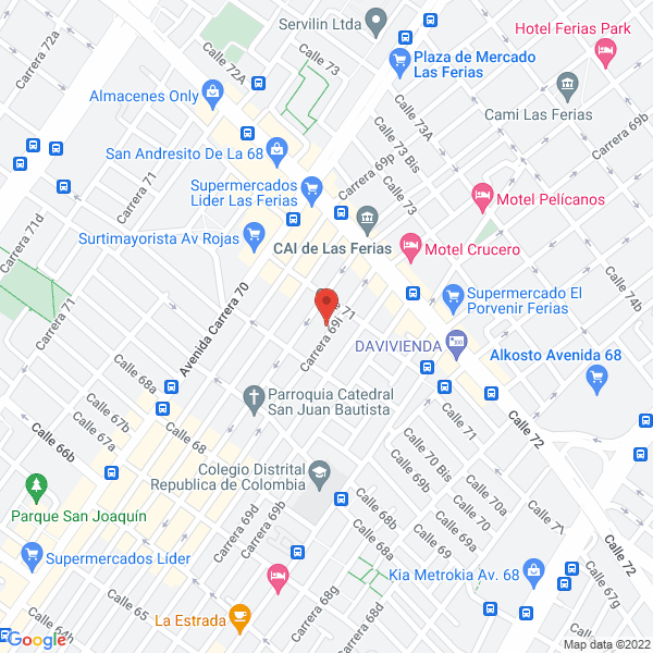 Mapa de Barnifast R&M S.A.S.