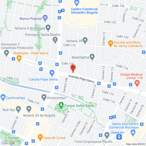 Mapa de Barrios Montealegre Gustavo