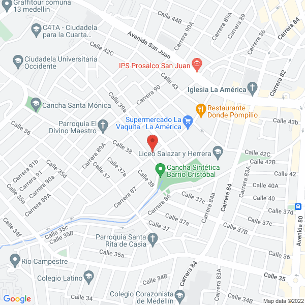Mapa de Calzado Rusvel S.A.S