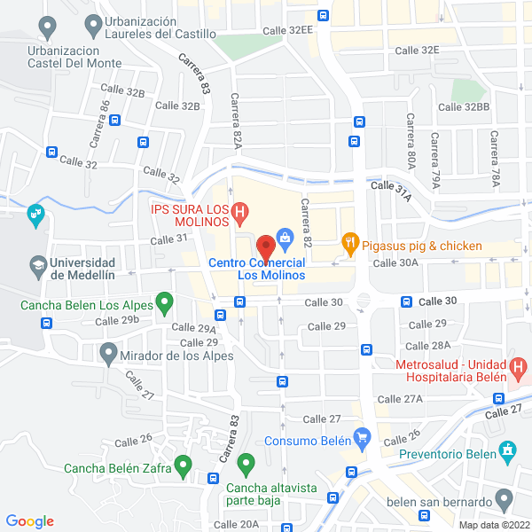 Mapa de Calzado Simeon