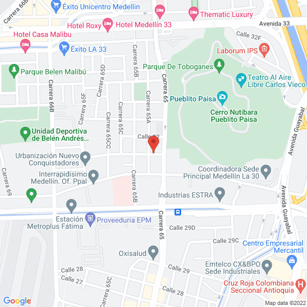 Mapa de Canchas La Chalaca