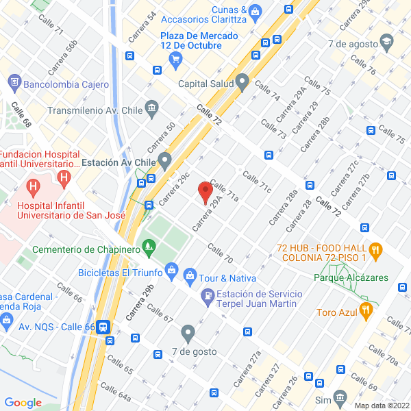 Mapa de Belcar S.A.S.