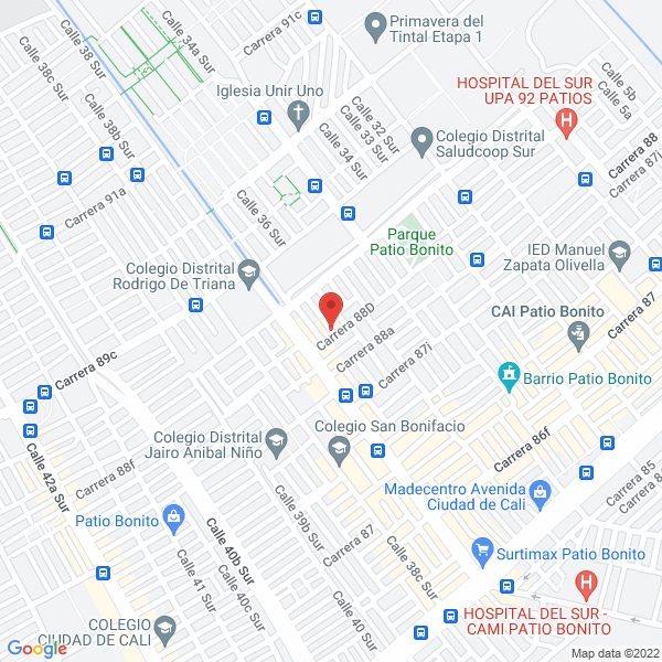 Mapa de Benjamín Ochoa Reparaciones Locativas