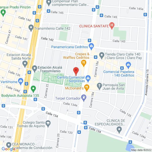 Mapa de Bigaku S.A.S.