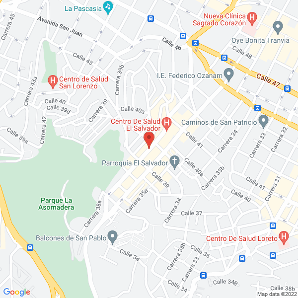 Mapa de Billares El Salvador