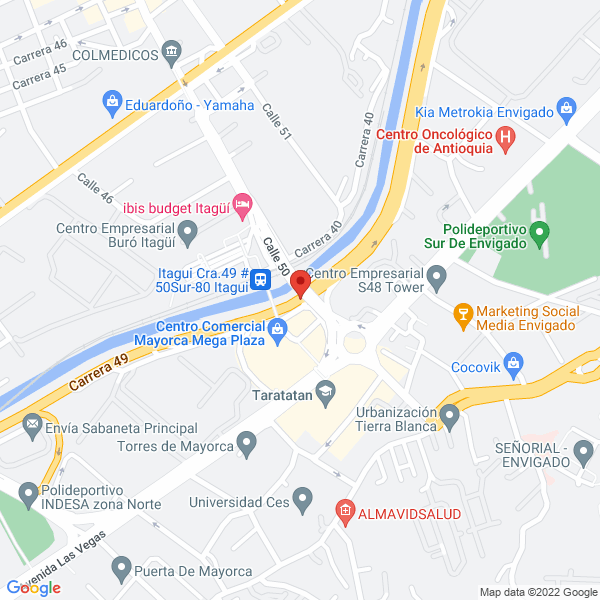 Mapa de Billy Food