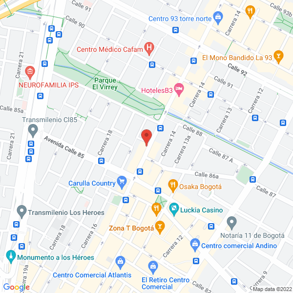Mapa de Bimco Holding S.A.S.