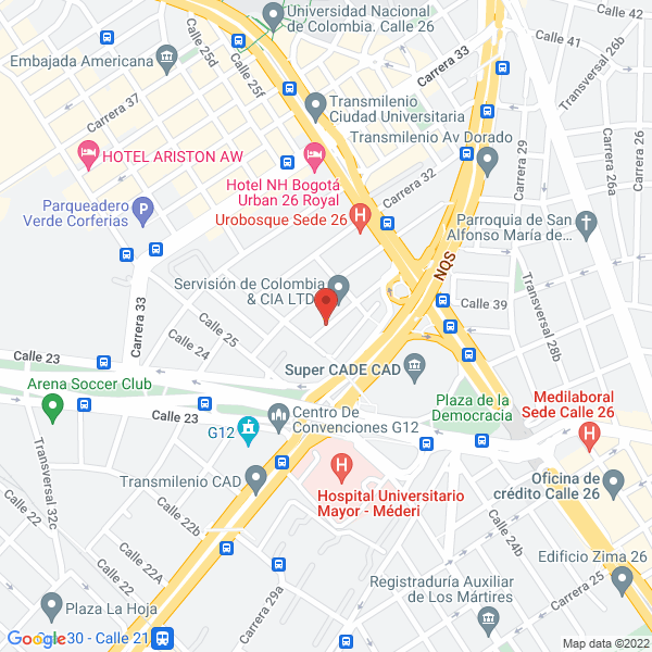 Mapa de Bio Bacter Ltda