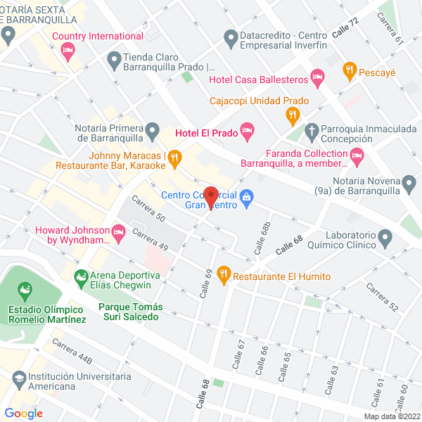Map of Biogalenika Healthcare S.A.S