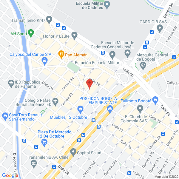 Mapa de Bioliva S.A.S
