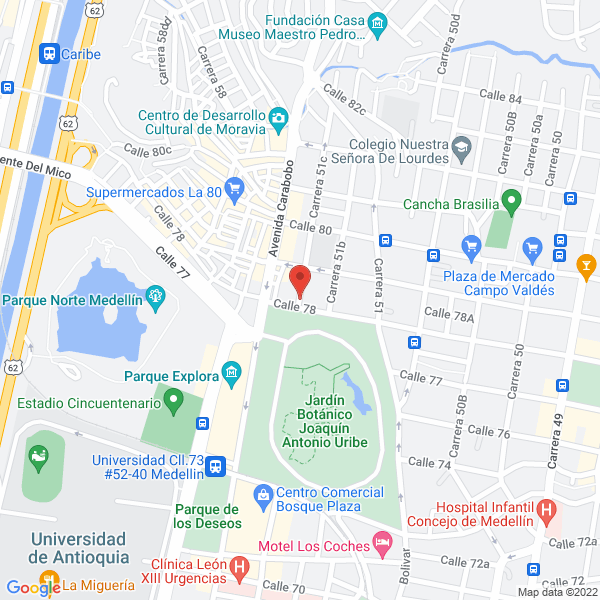 Mapa de Bioplast De Antioquia S.A.S.