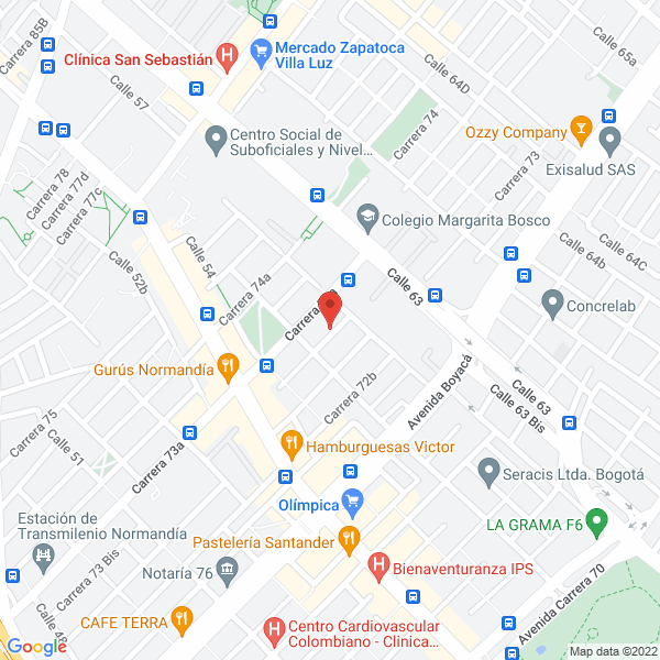 Mapa de Bioquick Ltda.