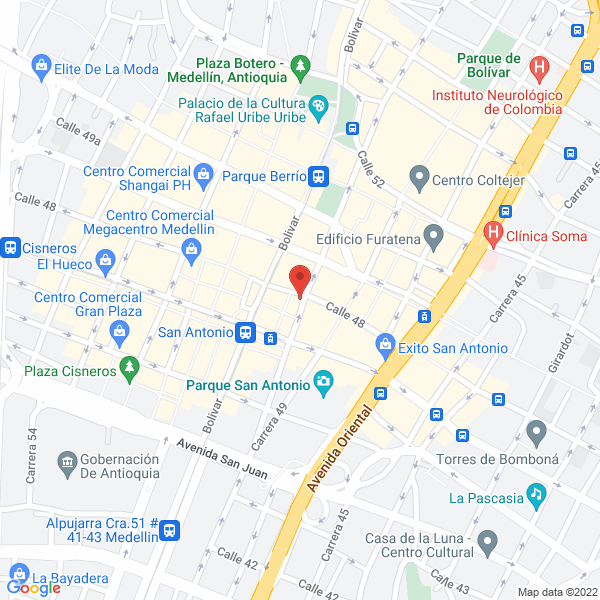 Mapa de Bioshopping S.A.S.
