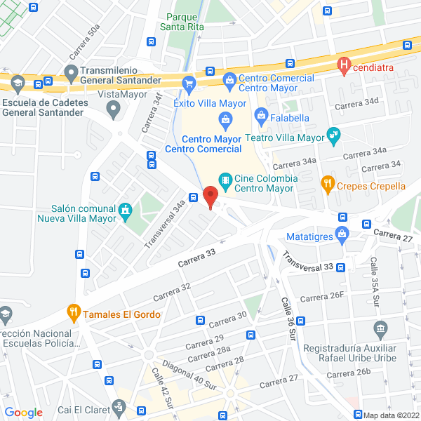 Mapa de B Y G Led S Ltda.