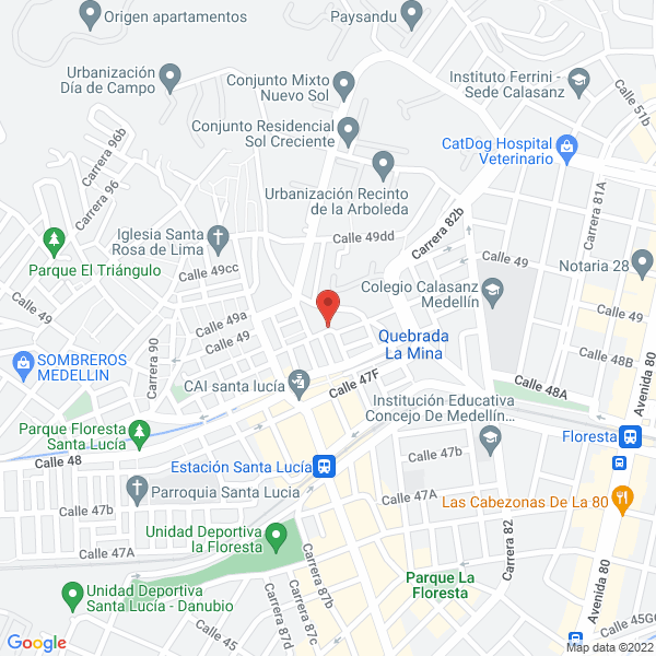Mapa de Boutique Super Babyes