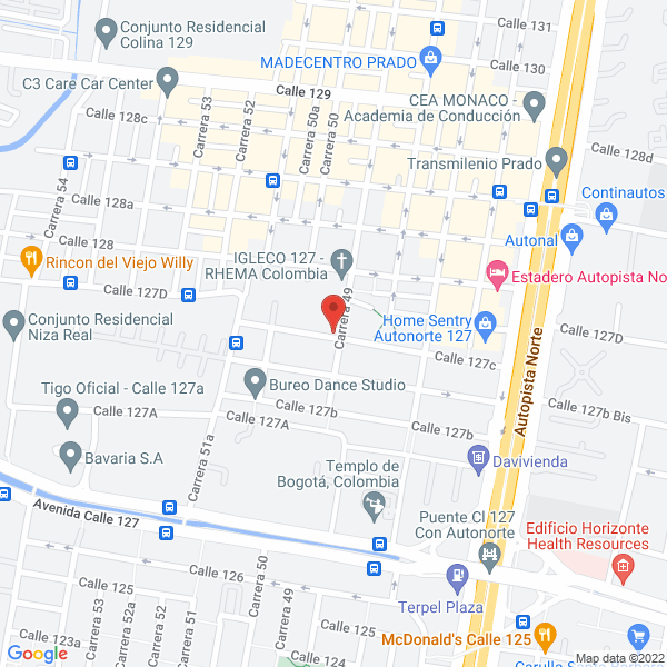 Mapa de Business Training International S.A.S.