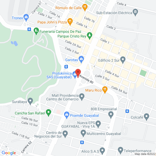 Mapa de Bussines Corporation System Medellín S.A.