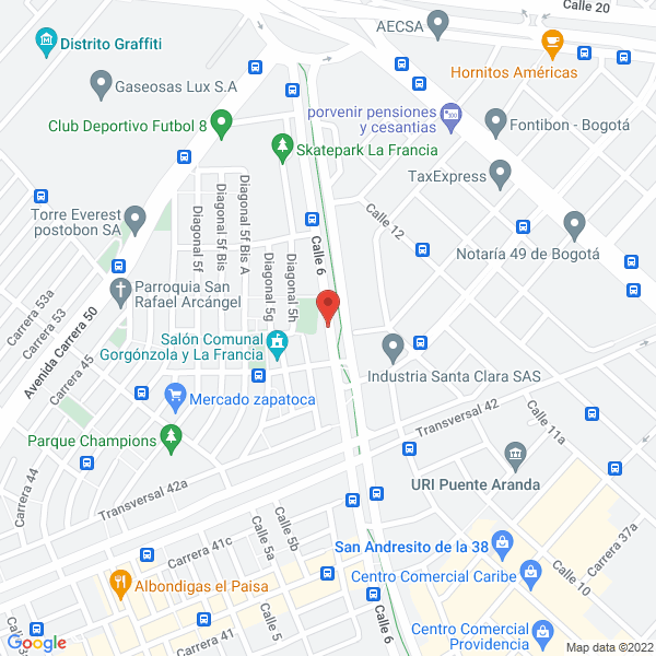 Mapa de Bytecom