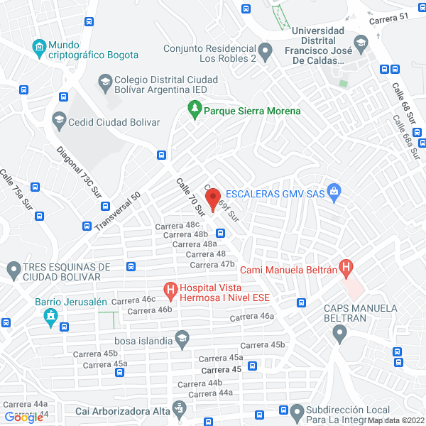 Mapa de Bar La Paisita