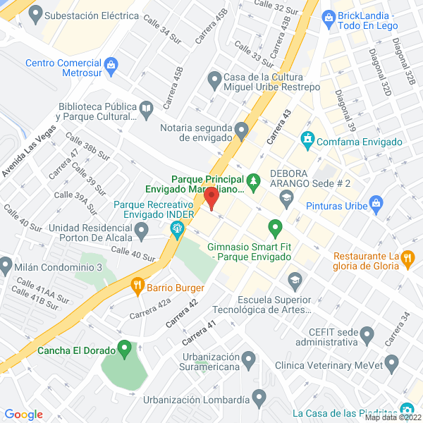Mapa de Bar La Sagrada