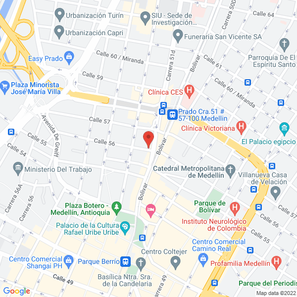 Mapa de Bar Luna Roja