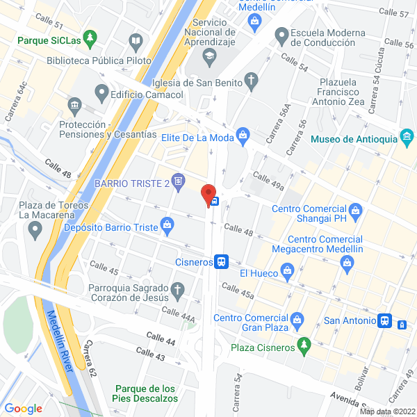 Mapa de Bar Yaghe
