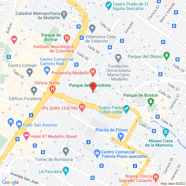 Mapa de Bbr Producciones