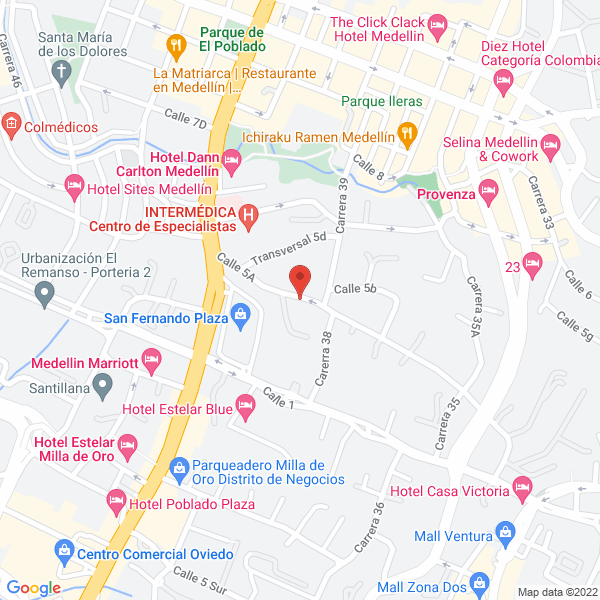Mapa de C.I. Amor Propio S.A