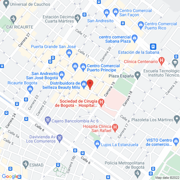 Mapa de C.I. Goldex S.A. Joyería