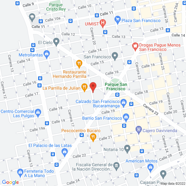 Map of C.I. Metales Nuevo Milenio S.A.