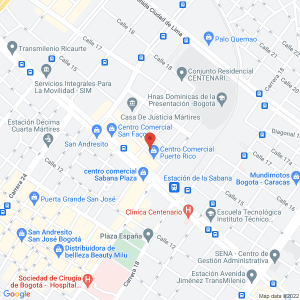 Mapa de C.I. Plastimoto E.U.