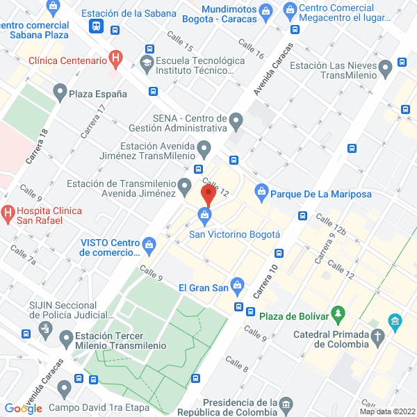 Mapa de Calza Bervill No. 2